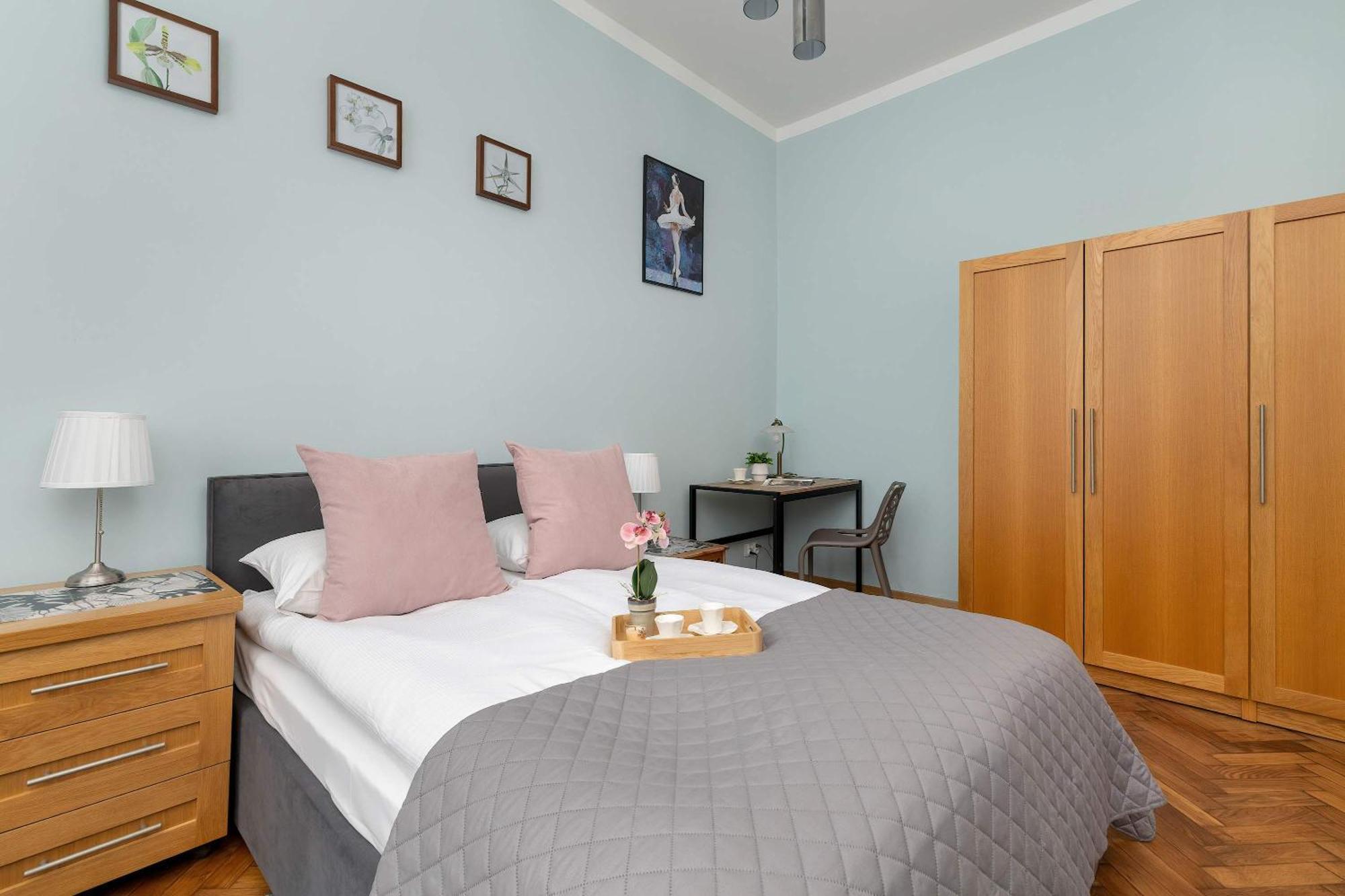 Charming With Desk In Downtown Cracow By Renters *